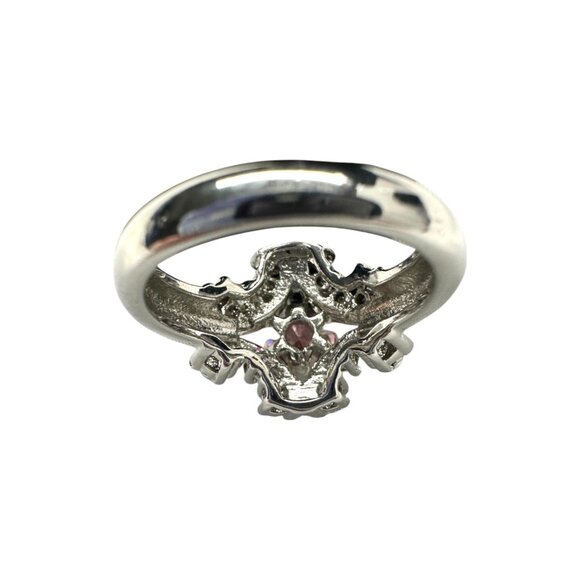 Pink Cubic Zirconia Ring - Picture 3 of 4